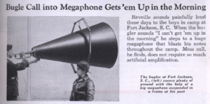 1)bugler megaphone